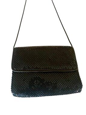 Black Sequin Shoulder Bag - Elegant Women's Evening Purse